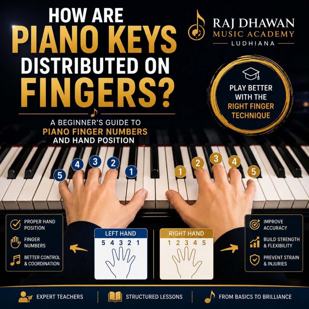 Home 3 Piano Keys Distributed on Fingers